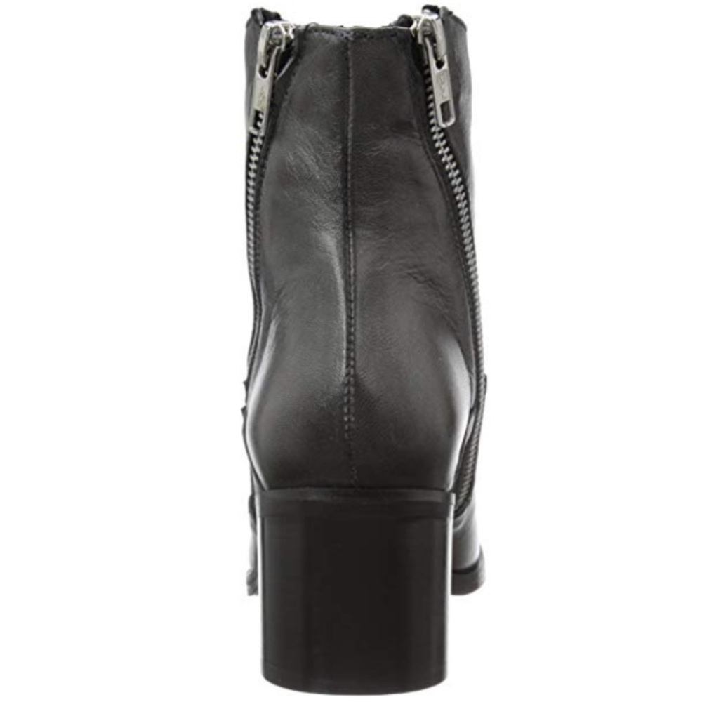 Coal Double Threat Leather Moto Ankle Booties - Picture 7 of 8